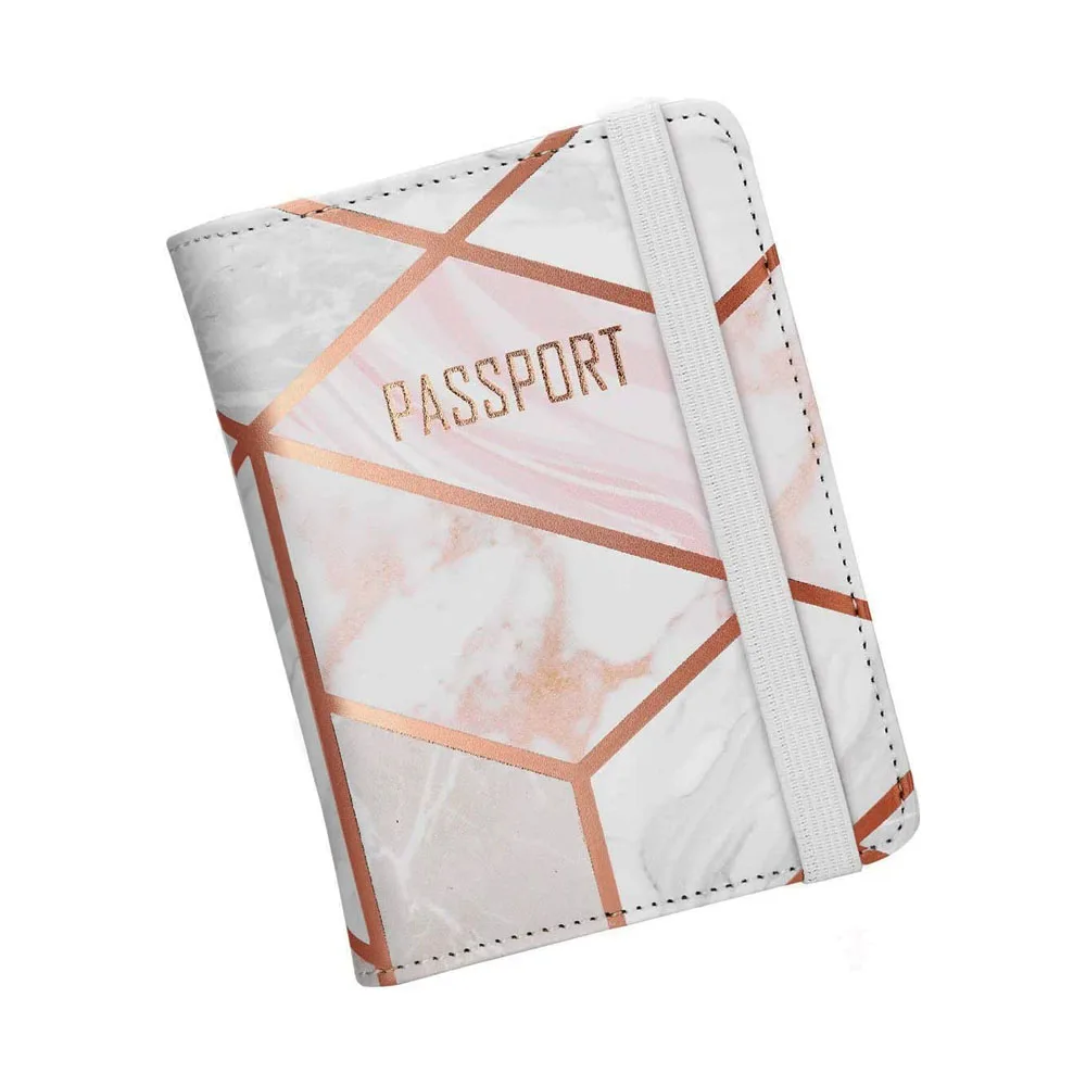 프리미엄 캐나다 여권 지갑 커버, 엠블럼 포함 천연 가죽 여권 홀더