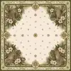 Pink Flamingo Mahjong Mat Jade Green