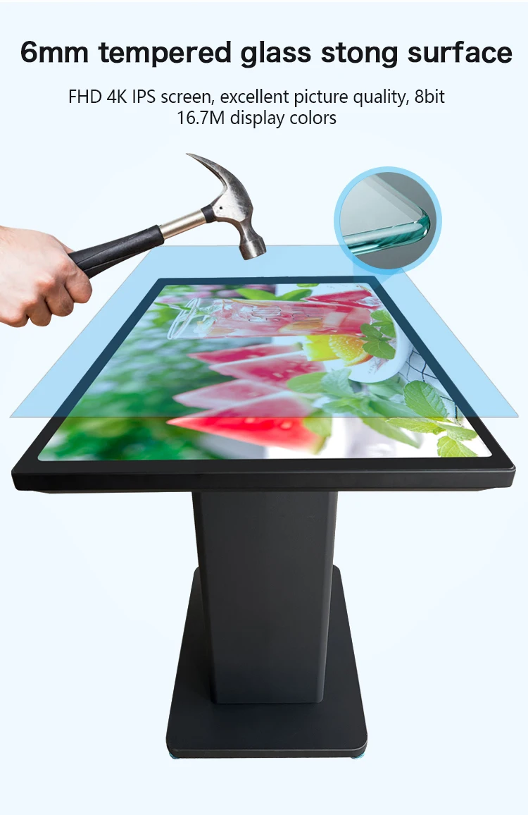 Hotel Restaurant Table Tactile Wireless Charging Android or Windows ...
