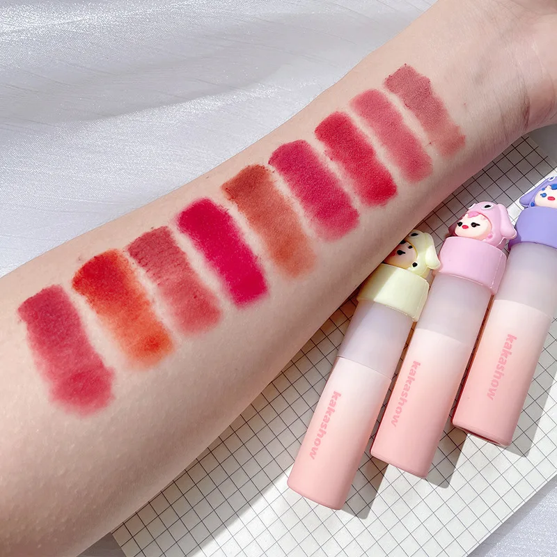 KAKASHOW Makeup 5 Colors Custom Logo Long Lasting Cosmetics New Launch Cute Liquid Lipgoss