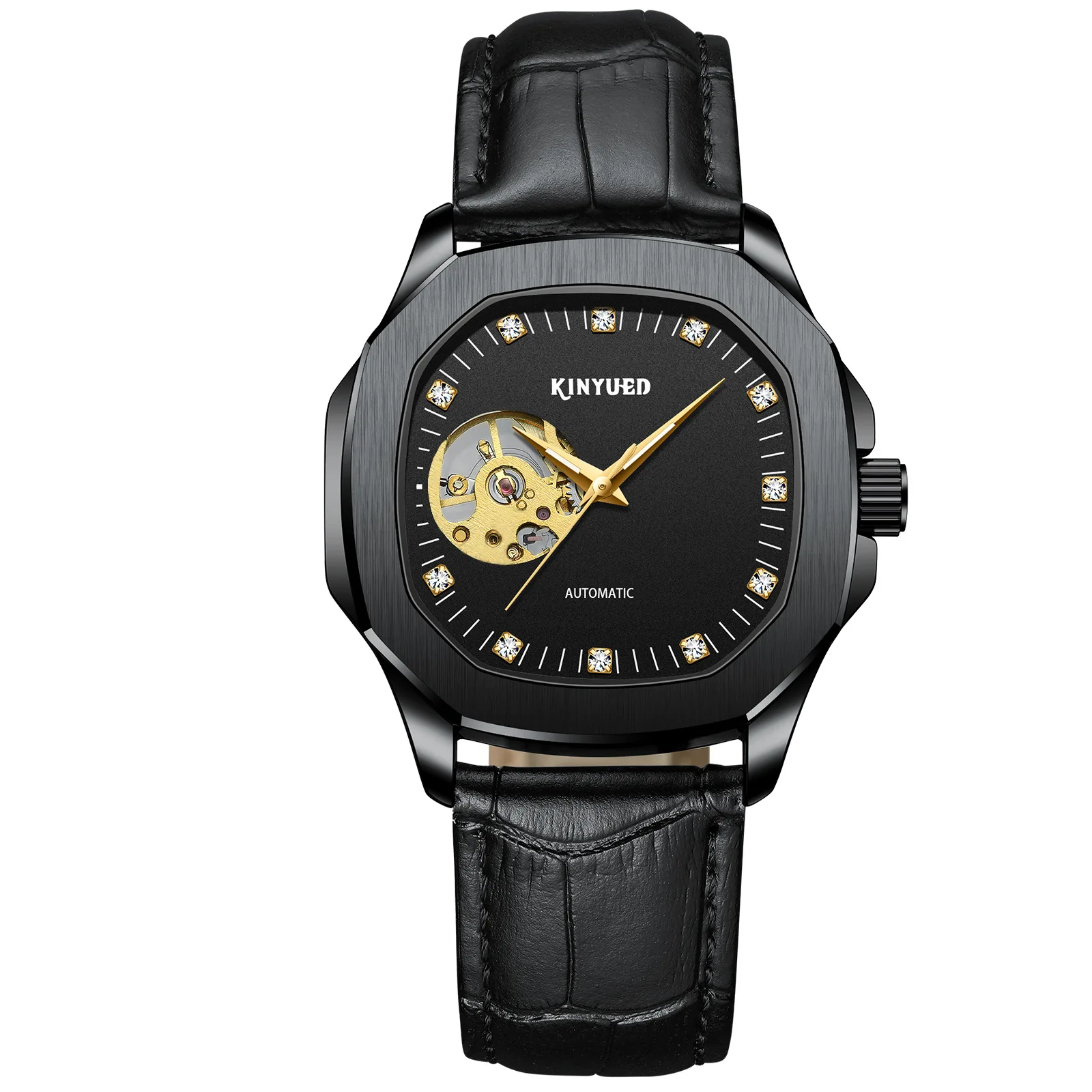 Square Skeleton Automatic Men's Watch OM-460775