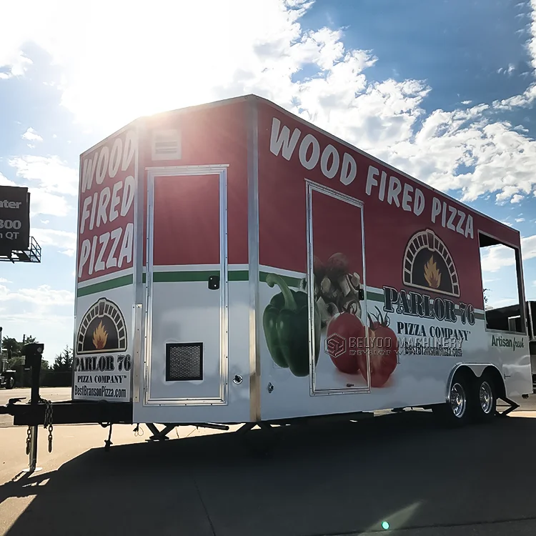 Custom Cheap Mobile Food Truck Food Van Ice Cream Cart