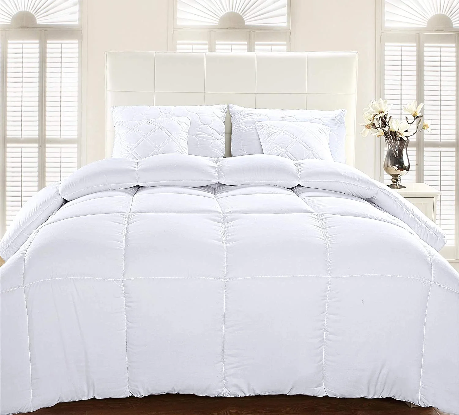 Utopia Bedding Comforter Duvet Insert Quilted Comforter With Corner