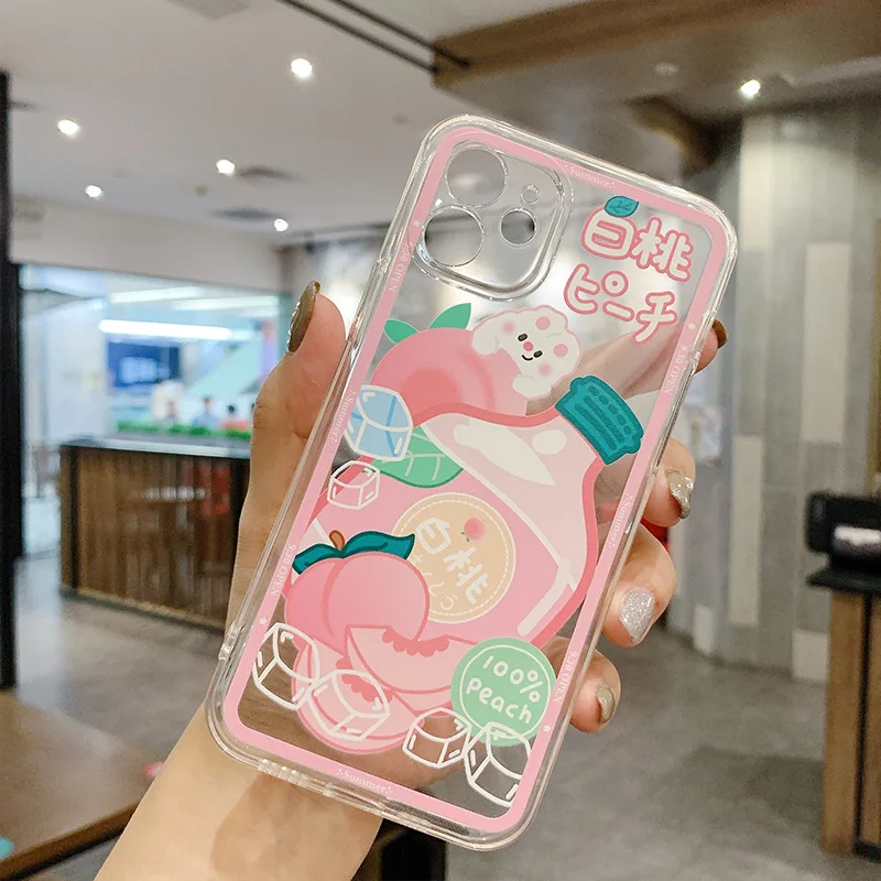 Bolsas De Celular De Silicone Para Iphone 13 12,Capinha De Celular  Transparente De Leite,Morango,Pêssego,Desenho Animado,Durável - Buy Sacos  De Telefone Celular,Caixa Do Telefone Do Silicone Para O Iphone,Telefones  Celulares Product on Alibaba.com
