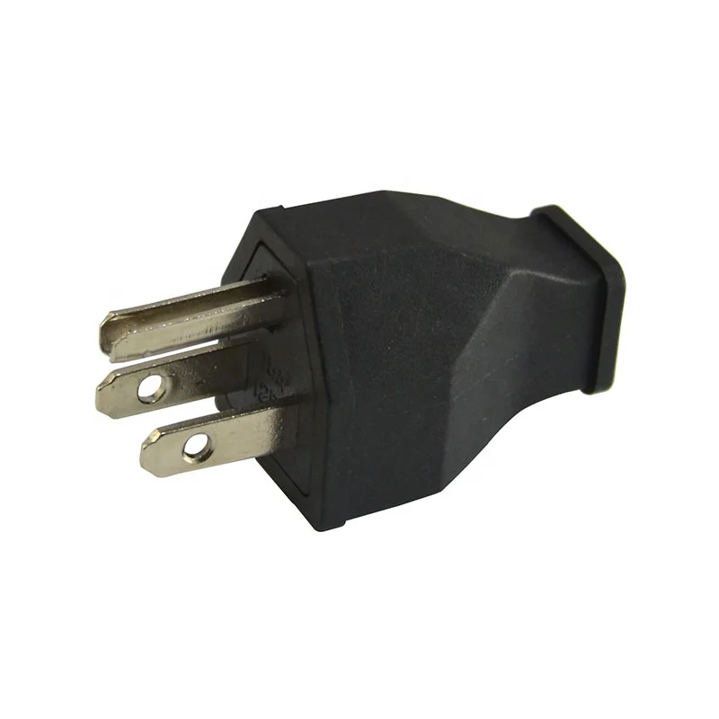 Hot Sale AC 15A 125V US 3 Pin Plug Connector Adapter For Computer Noterbook 1pc 