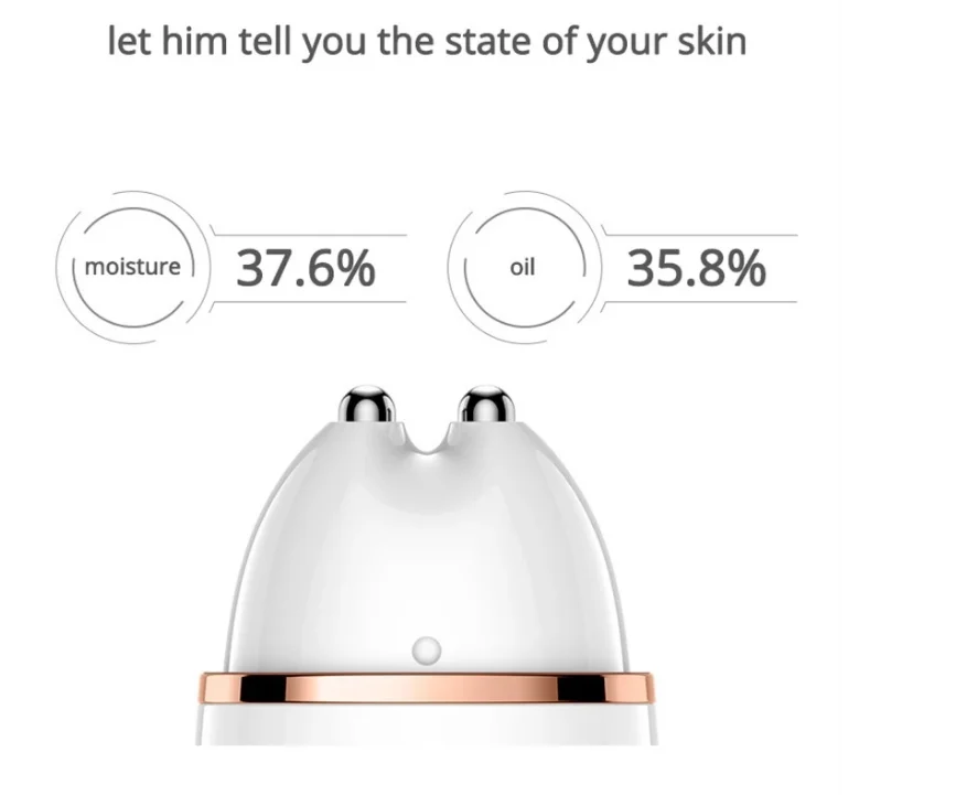Portable Skin Scanner Digital Skin Moisture And Oil Tester LCD Monitor Facial Professional Skin Scanner Analyzer