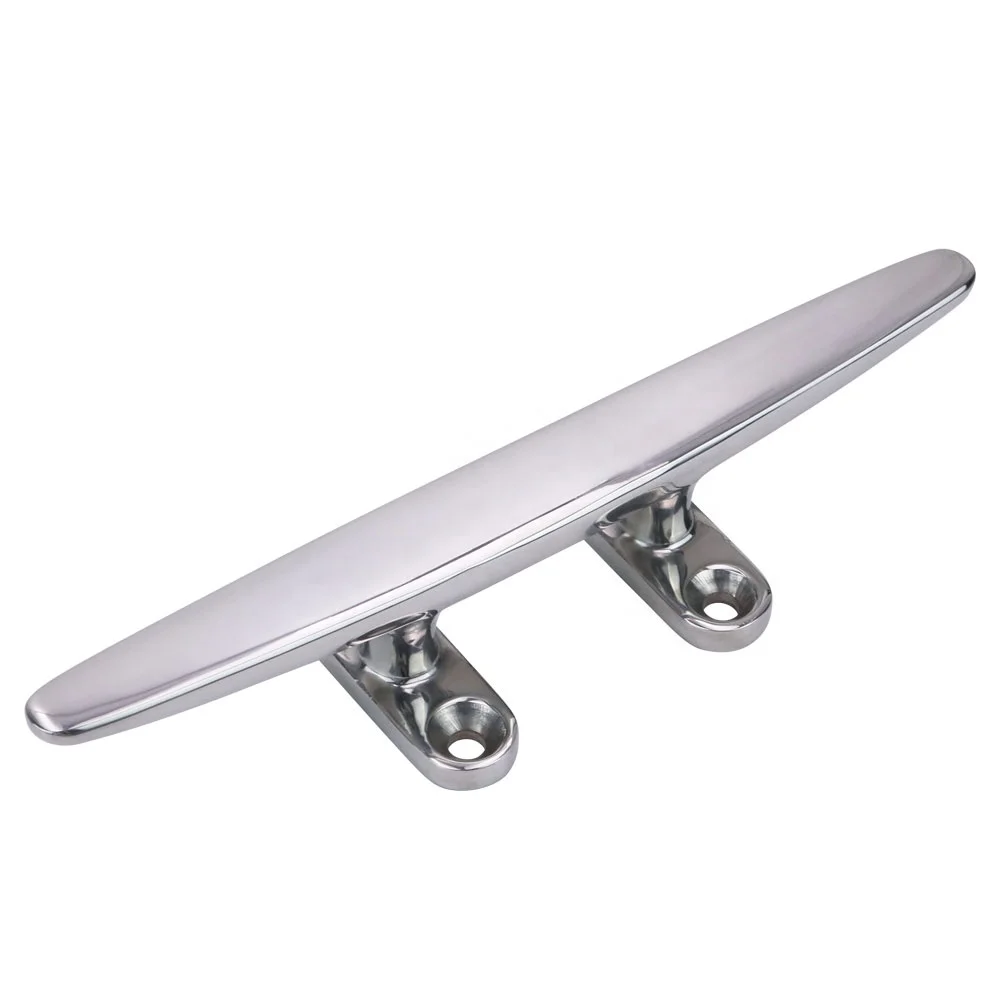 Shenghui Boat Cleats 316 Stainless Steel Marine Hardware Low Silhouette Cleat