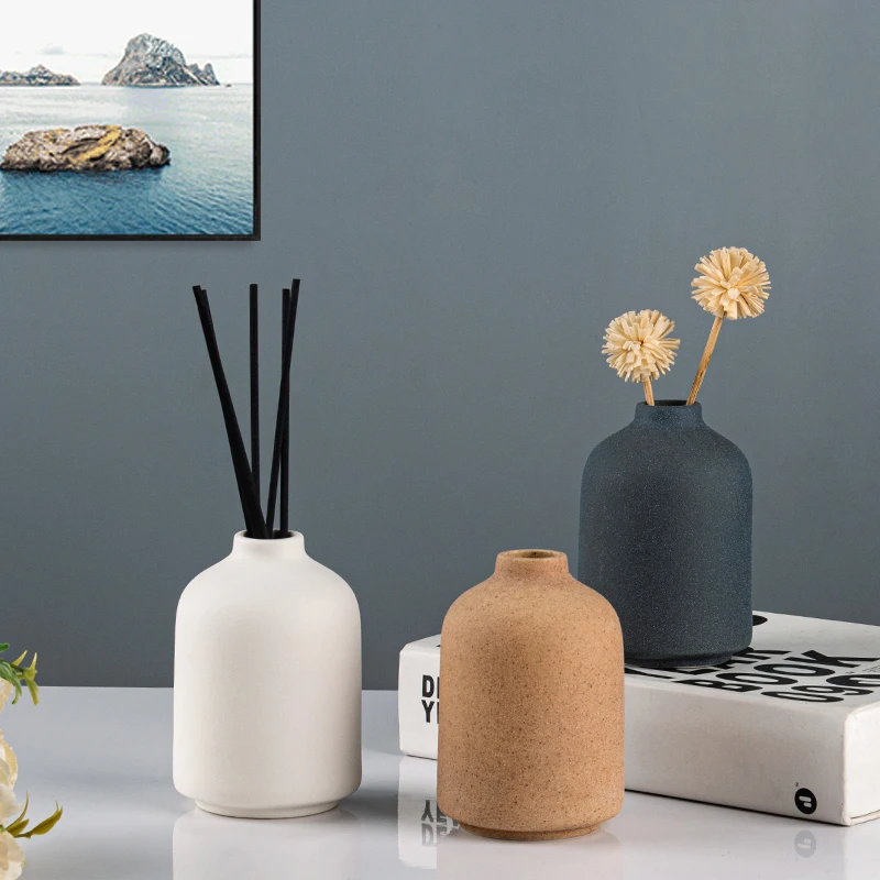 Vaso in ceramica da 2 pezzi Vaso per fiori di forma irregolare Vaso per piante moderno per la decorazione del centrotavola della tavola di casa acquista in modo economico - spedizione gratuita
