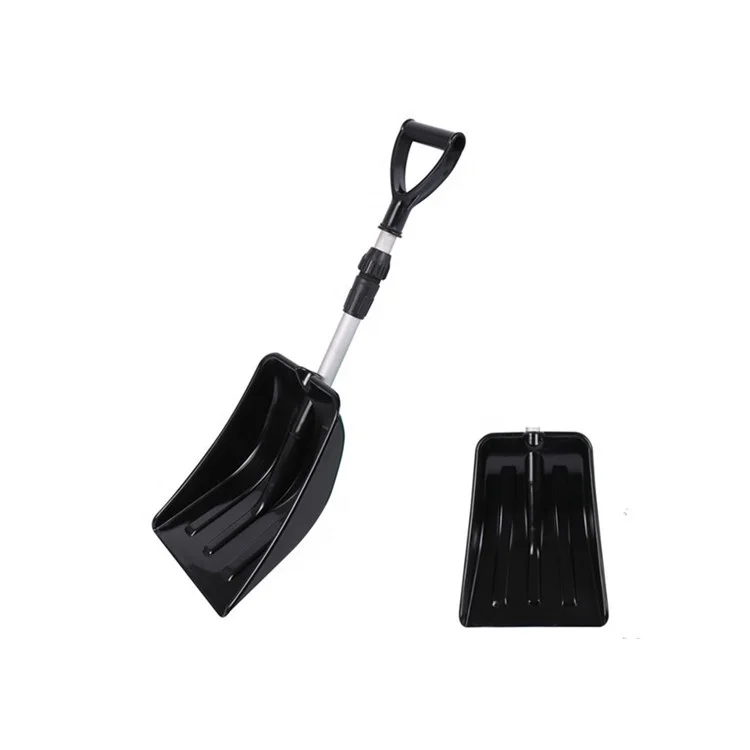 Plastic Snow Shovel Car Shovel Aluminum Handle 10" Blade Emergency Snow