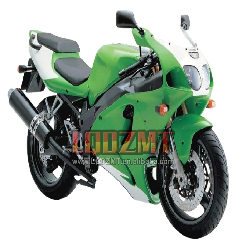 ☆BODY☆ Green White Body for KAWASAKI NINJA ZX750 ZX 7R 750 CC ZX-7R ZX7R