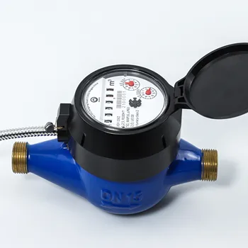 NWM Domestic Multi Jet LXSY Direct Reading Remote Cold R100 R160 Data Encoding RS-485 Water Flow Meter with Brass Body and Cable