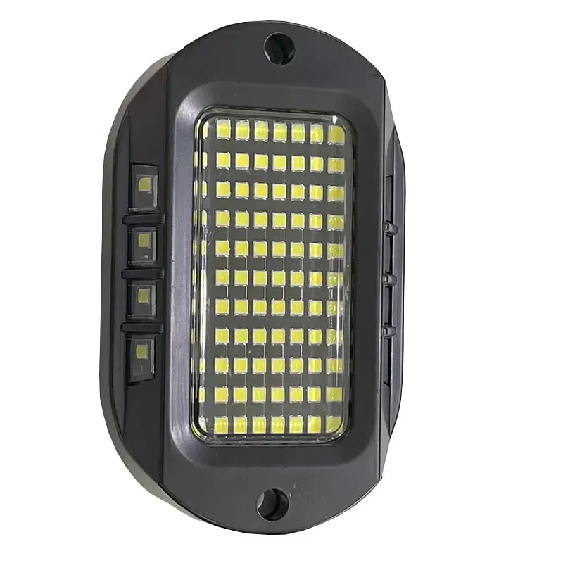 KSS 2023 NEWEST Manufacturer Waterproof LED Pod Light 104 Brightest Pure White Color LED Rock Light Kit Underbody Led Rock Light