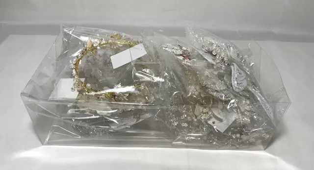  Роскошный полимерный изысканный стеклянный лист дерева зеленые кристаллы из бисера украшенный жемчугом гребень для волос Серебряный Украшение