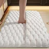 Memory Foam Bathroom Mat - Full Coverage with Flange Meter