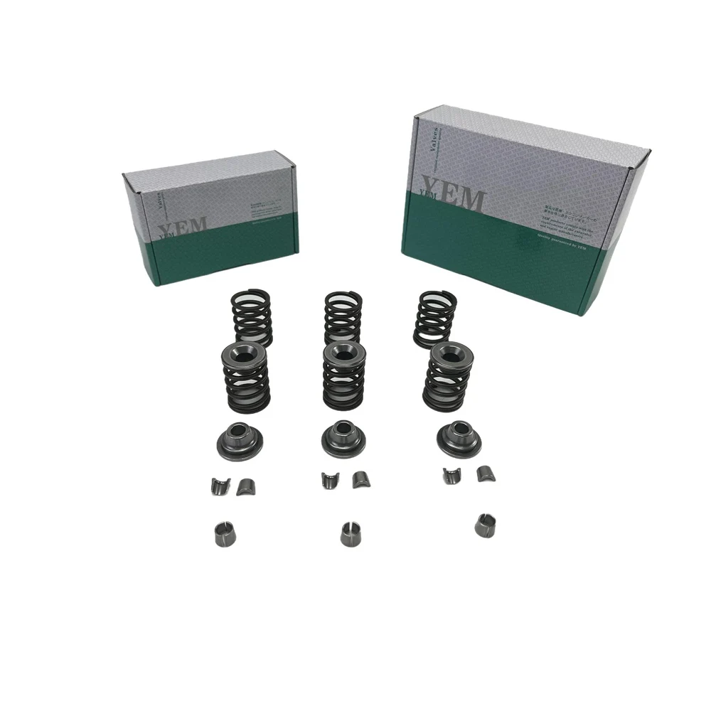 3TNV74 Valve Spring Kit Spring Seat & Retainer for Yanmar Industrial Machinery Spare Parts