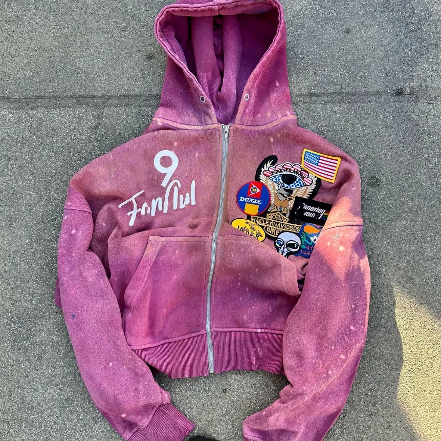 ミュージシャン CDL Acid Wash Zip Hoodie CDL Acid Wash Zip Hoodie