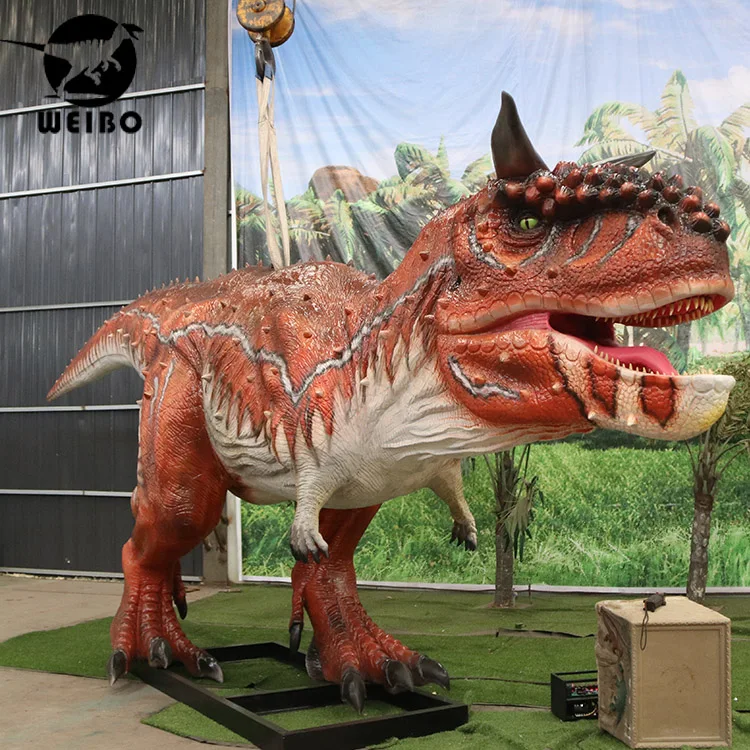 tamanho real realista simulação robô dinossauro