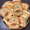 Pane tostato a forma di cuore