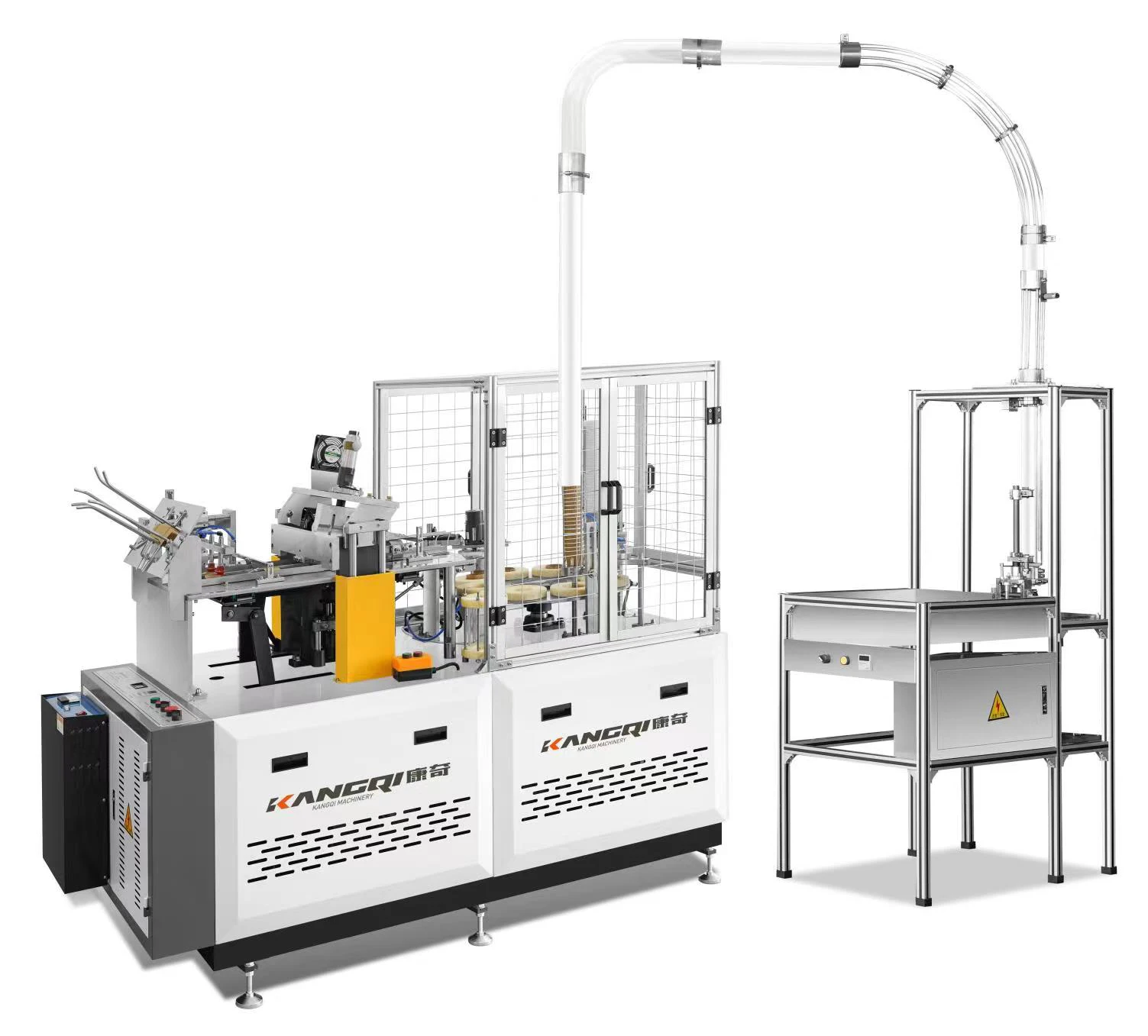 2023 Disposable Cup Hollow Wall Double Layer Sleeve Forming Machine With Thick Coffee Paper Cup