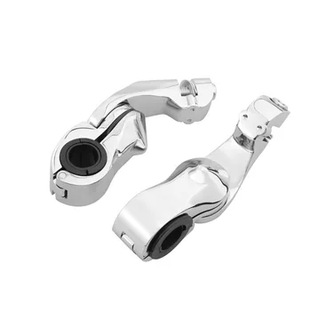 Motorcycle Modified Footrest Suitable for Harley Series 32mm Modified Bumper Footrest Bracket Pedal Bracket