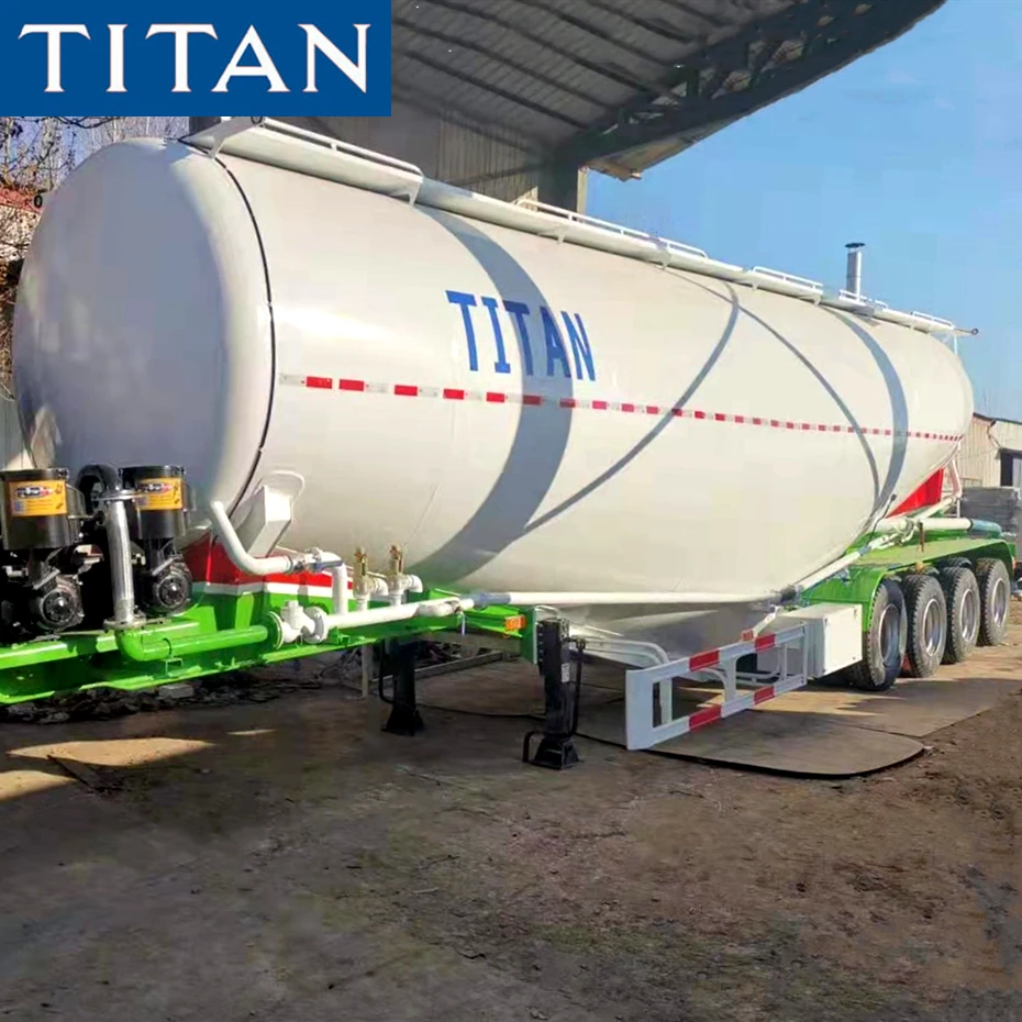 4 Axle 80 Tons Cement Bulker Trailer for Sale Price in Tanzania