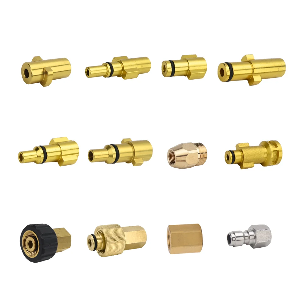 Насадка для мойки под давлением переходник с байонетным разъемом 1/4 дюйма Женская пушка снежной