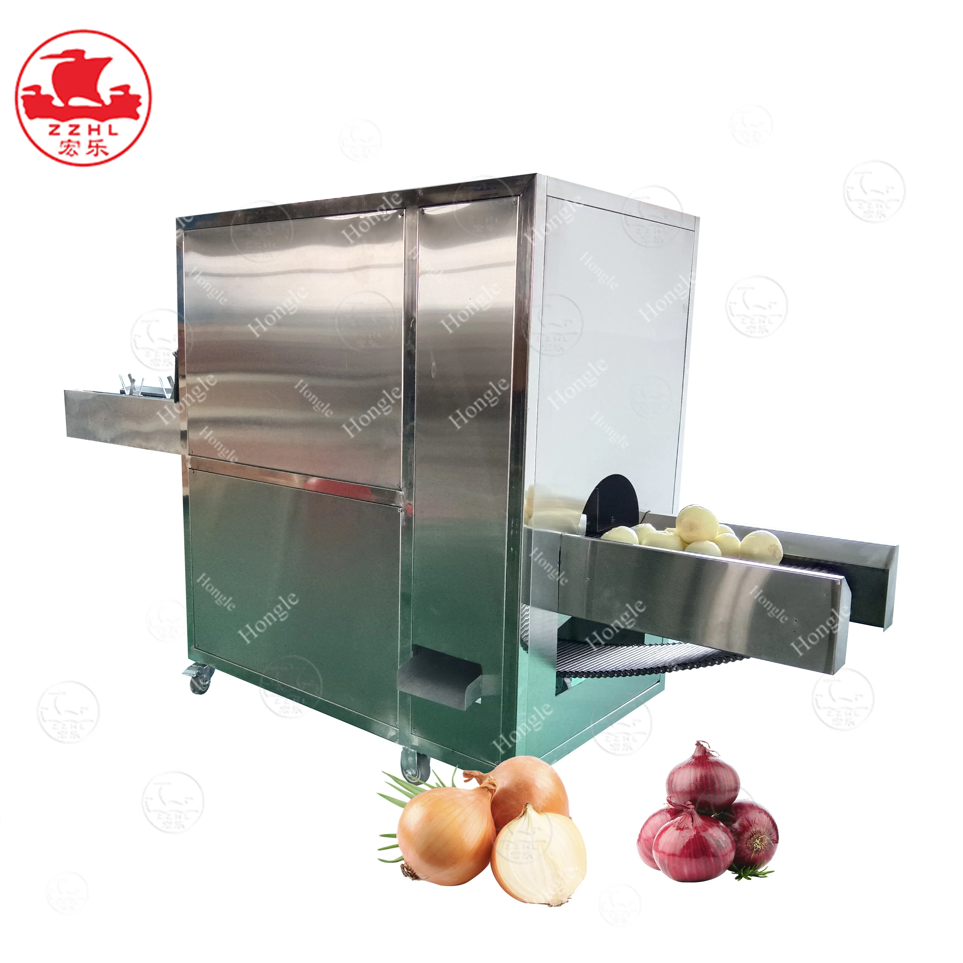 Automatic Used White Spring Peeling Machine Finis Topnotch Onion Peeler