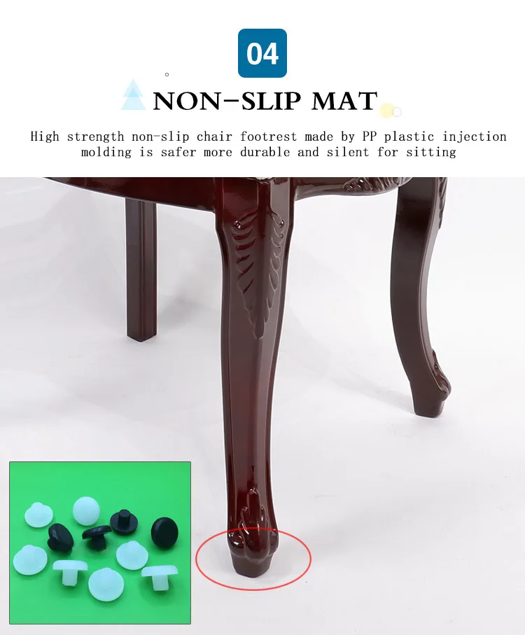 nordic pu cushion design modern dining chair