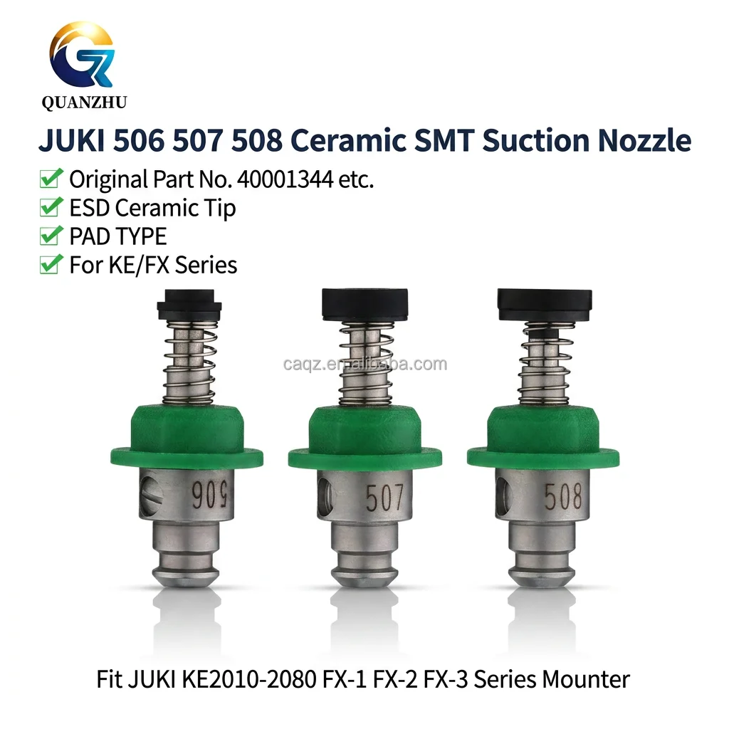 JUKI Nozzle 506 40001344 507 40001345 508 40001346 E36077290A0 SMT