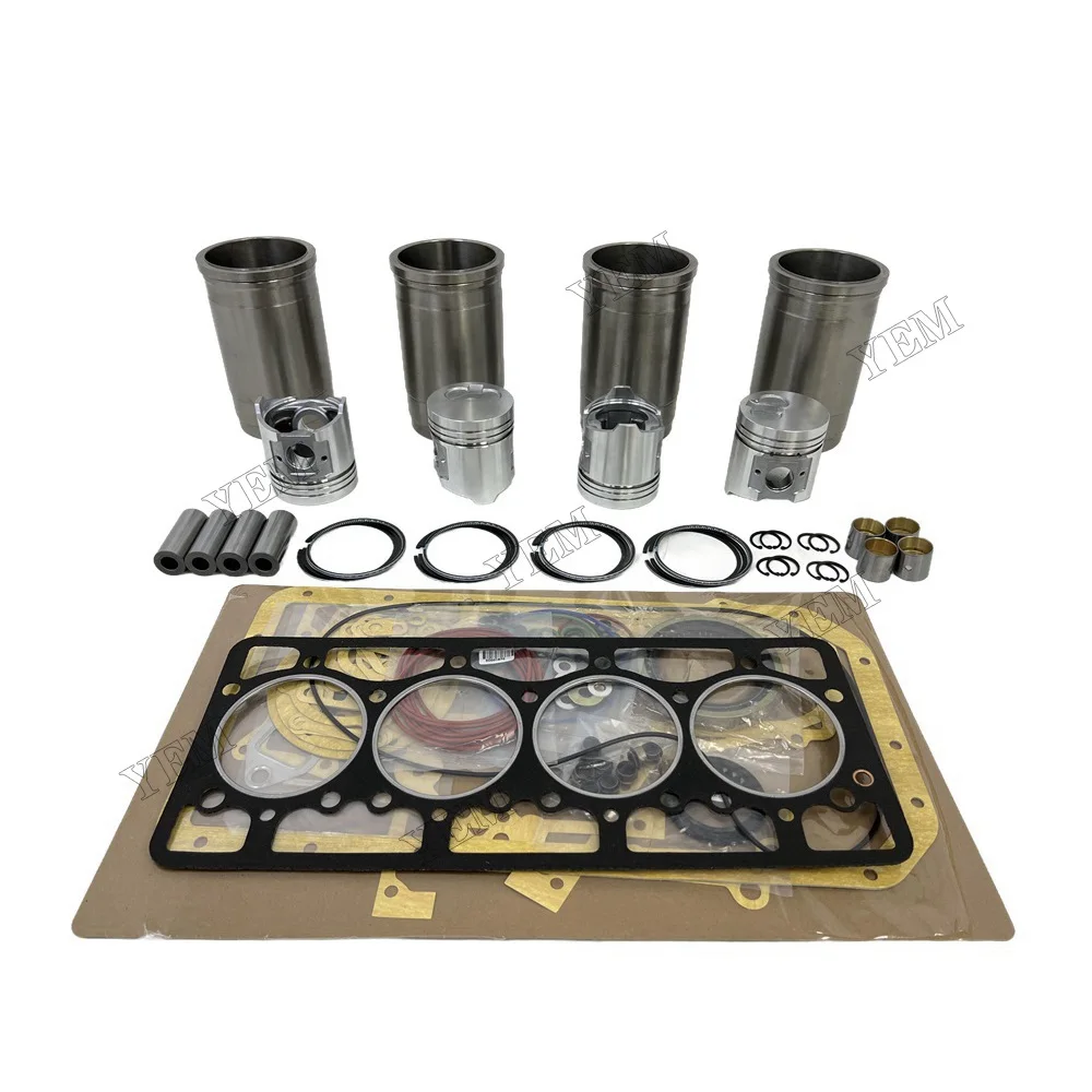 4D94 Overhaul Kit With Gasket Set Fits for Komatsu High Performance Engine Parts 6