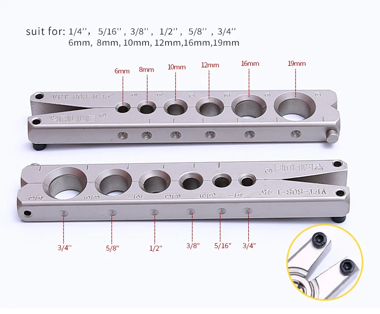 Value Brand Refrigeration Flaring Tool Kit Vft808mis Buy Ac
