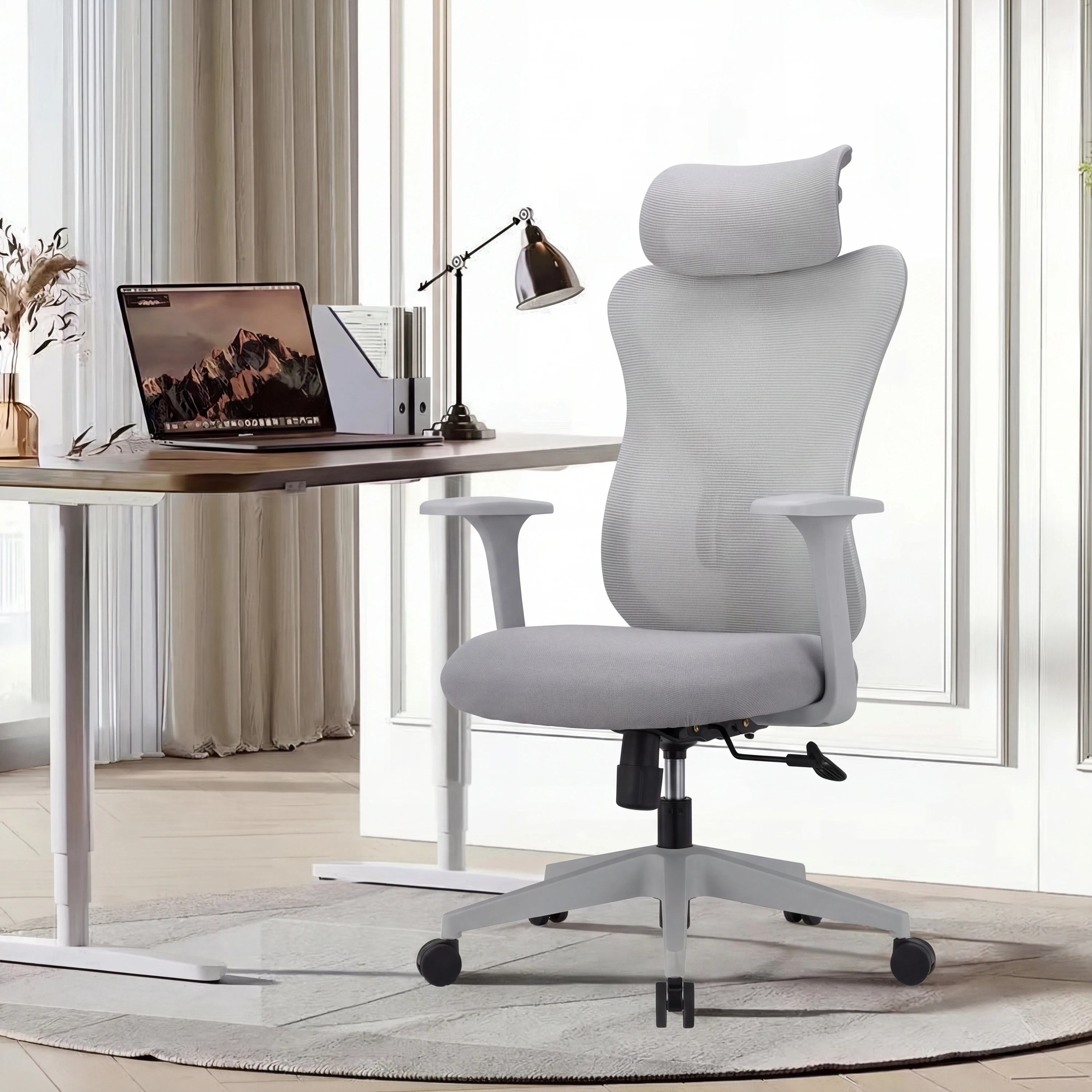 Nieuw ontwerp, hoge rugleuning, fabriekswholesale draaibare ergonomische kantoorstoelen, fabrikant van moderne computertoelen, kantoorstoelen