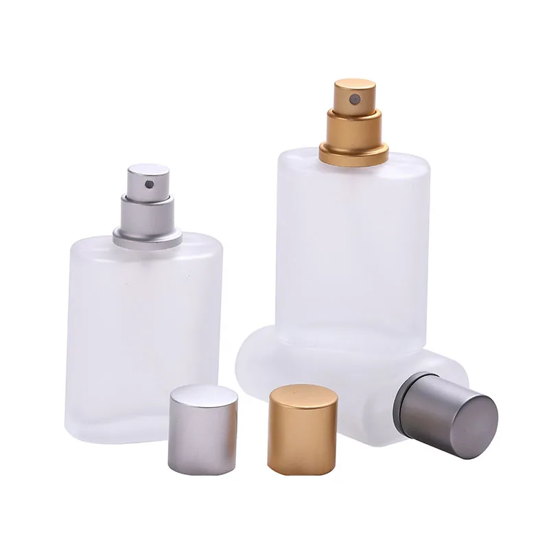 30Ml 50Ml 100Ml高級卸売スクエアスプレーカー空のガラス香水瓶