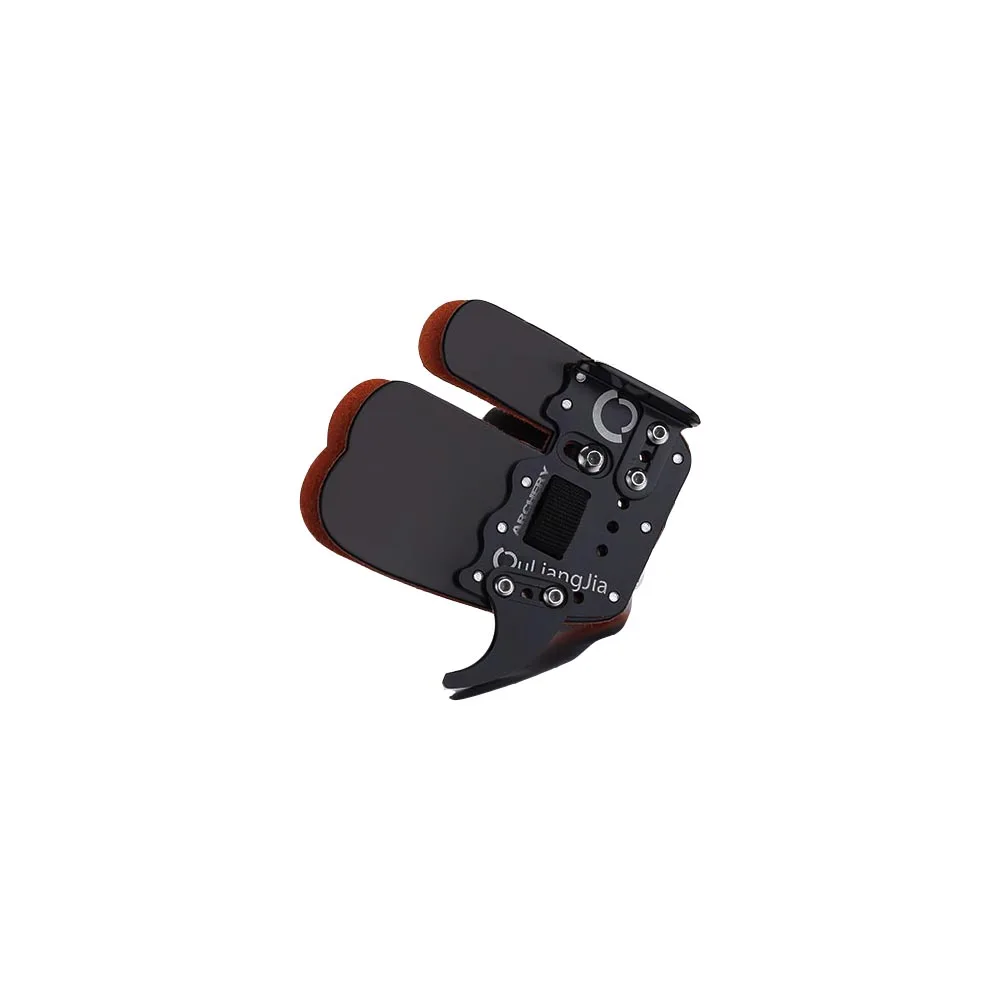 Простая кожаная защитная накладка на палец для стрельбы из лука