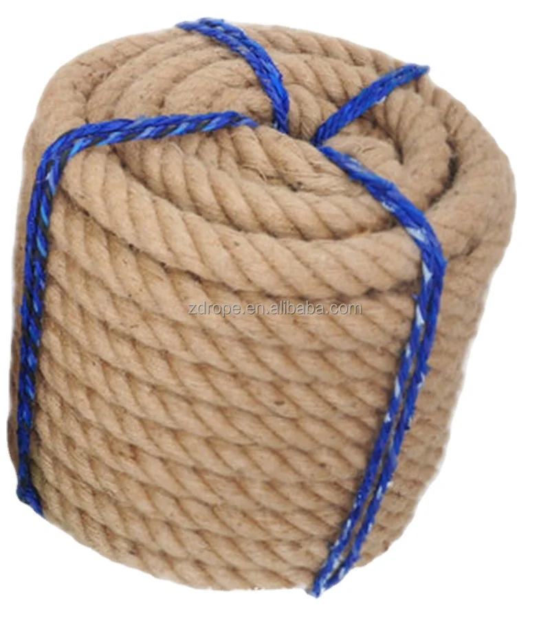 Natural Color Jute & Manila Rope - 3/4 Strands Twisted, 100m-200m, Oem