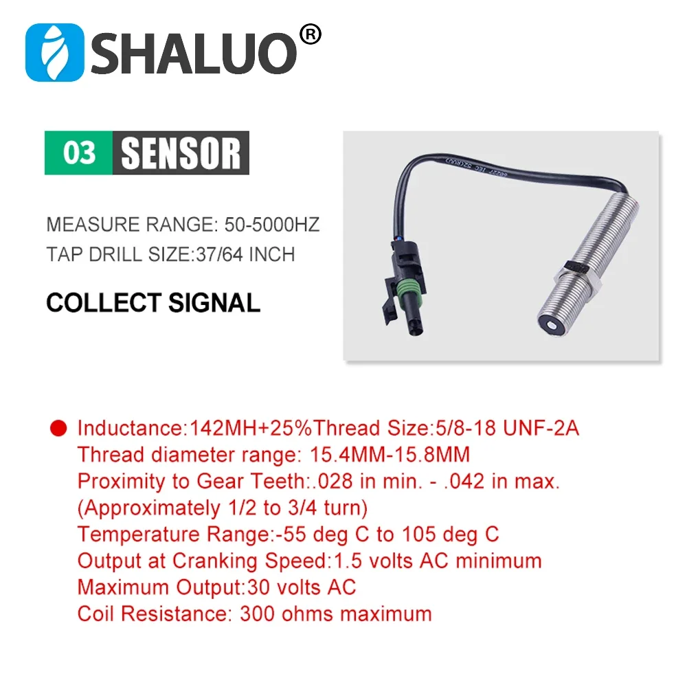 Generator Electronic Governor Parts Controller Electric 24v Power Actuator ADC120 Rpm Magnetic Pickup Speed Sensor ESD5500E