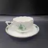 Green cup and saucer