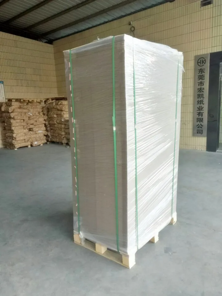 Chinese Manufacturer 900gsm 1200gsm Grey Board Hard Chipboard Customized Size 700*1000mm In Roll