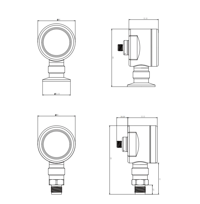 4~20mA Sanitary Pressure Transmitter Hygienic Pressure Transmitter 0
