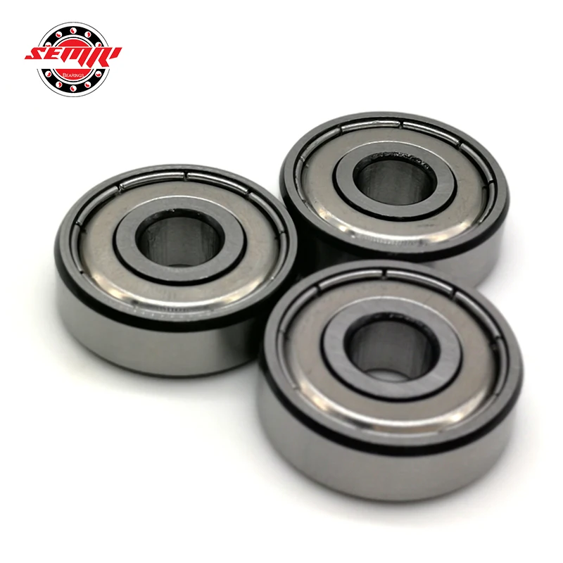 12.7x28.58x8.74 mm メタルシールドスケートボードディープグルーブ