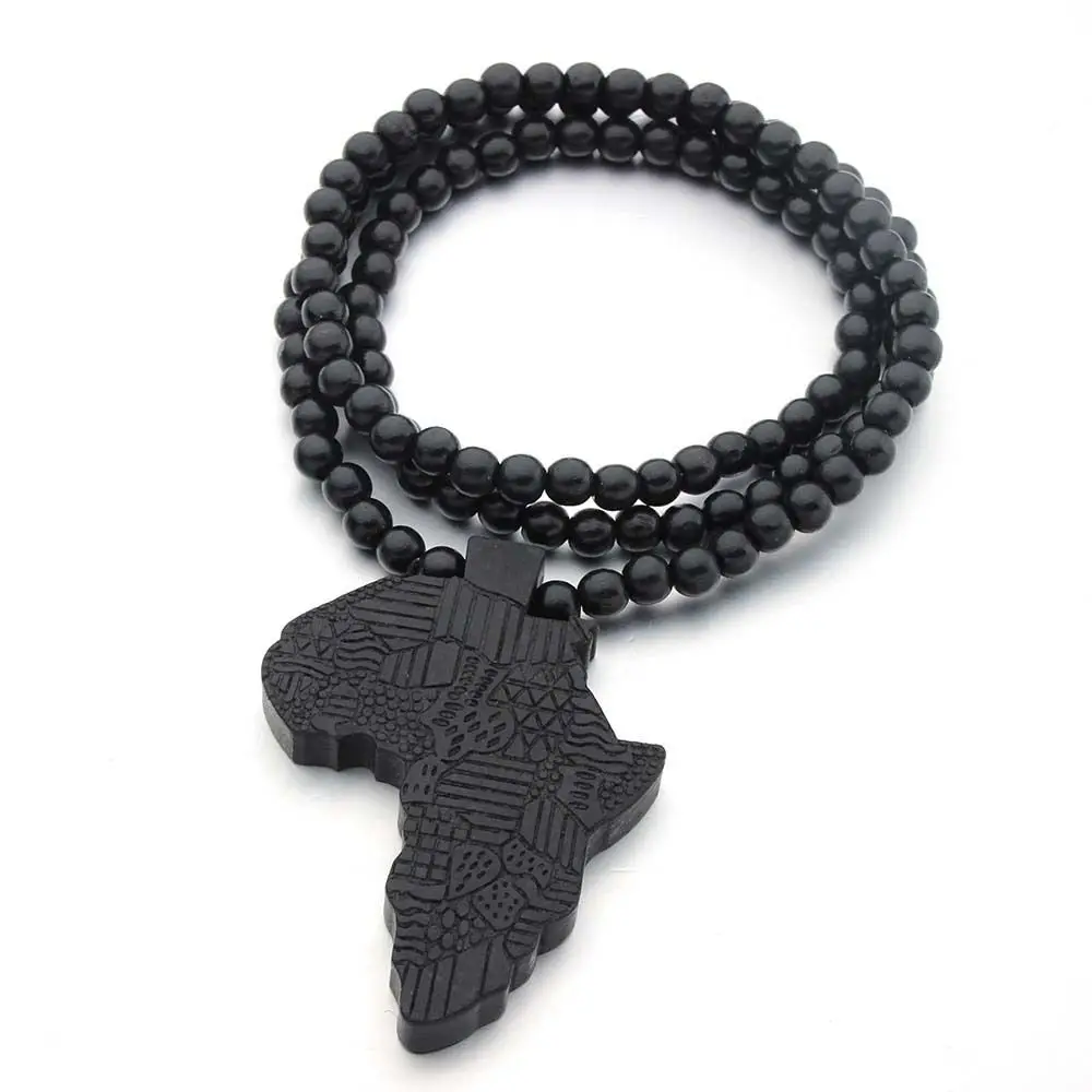 Hip Hop African Map Pendant Necklace With Tennis Chain, Bling Zircon Pendant Men Jewelry Necklace G 601099515615917