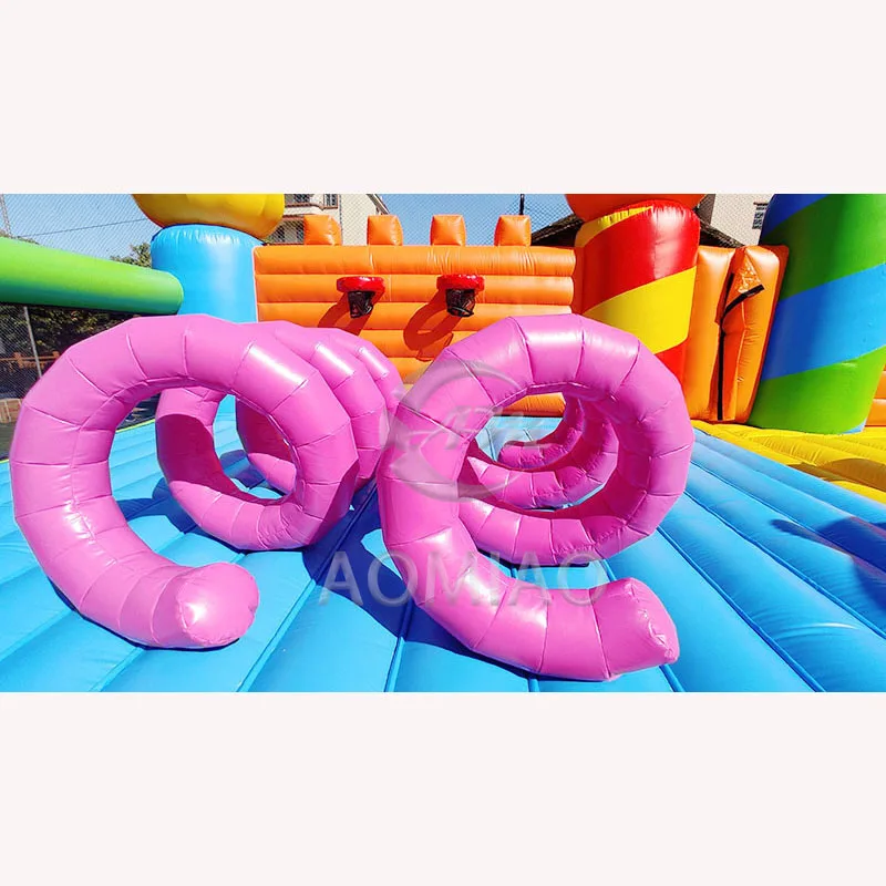 Customized Giant Inflatable Theme Park New Design Outdoor Theme Park Amusement Equipment
