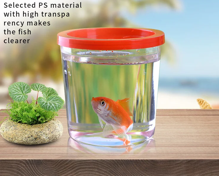 Mini Acrylic Goldfish Tank - Creative Aquascape Blocks