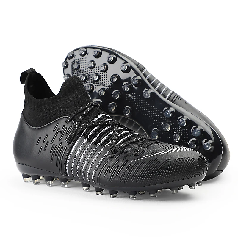 021 New Arrival Boys Soft High Top Outdoor Football Soccer Shoe for Sale