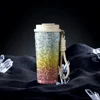 Ice flower coffee mug-gradient color