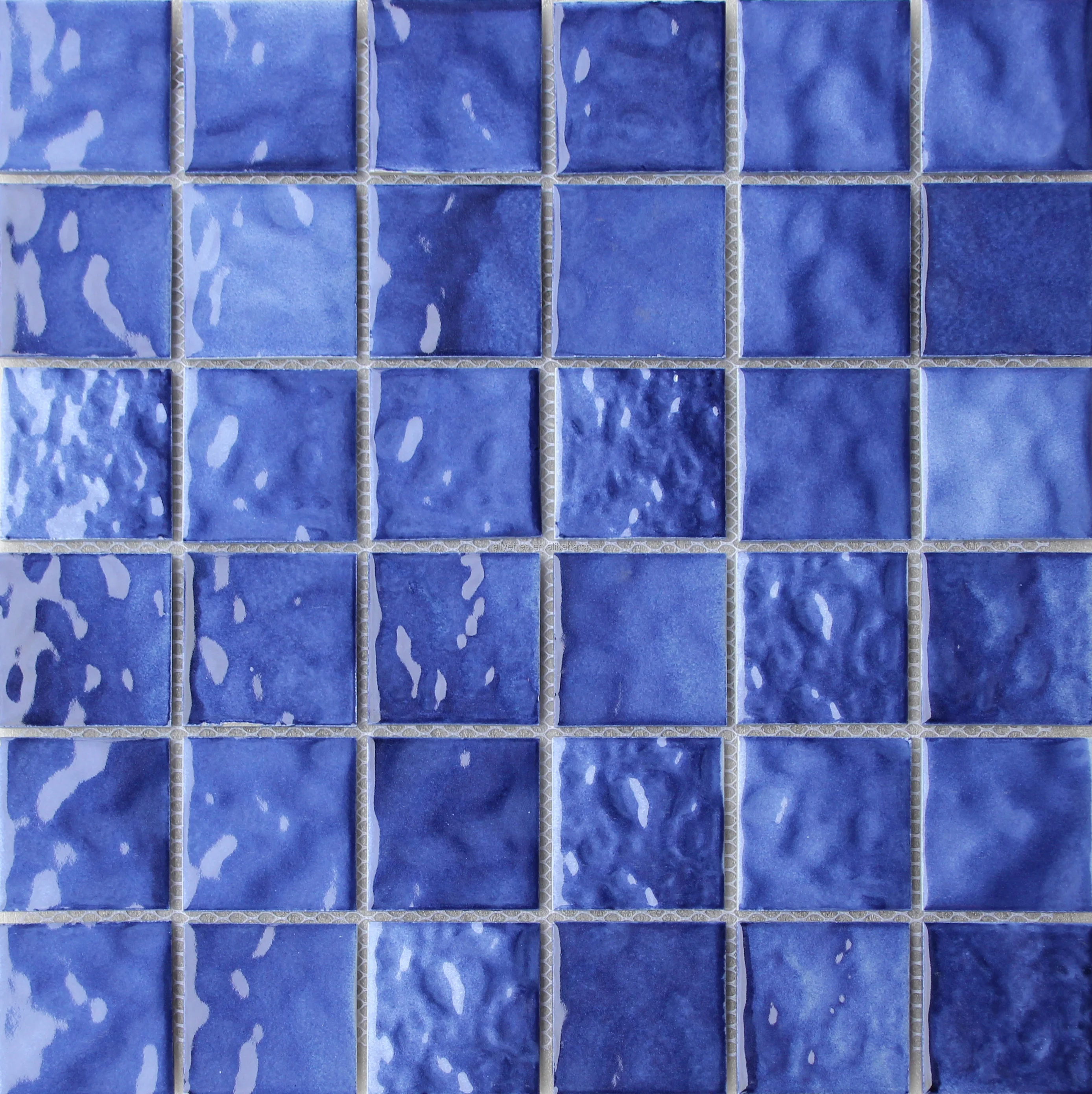 Foshan Blue Swimming Pool Mosaic Tile - Buy Swimming Pool Tiles,Ceramic ...