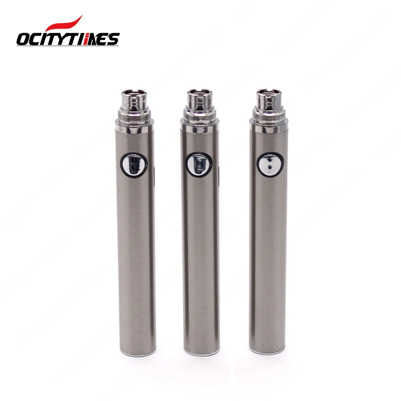 Ocitytimes 14mm Diameter Bottom Twist Voltage Vape Pen Battery