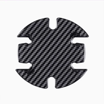 The latest Customized 3d Carbon Fiber Car Color Graphic Body Door Handle Protector auto universal Accessories