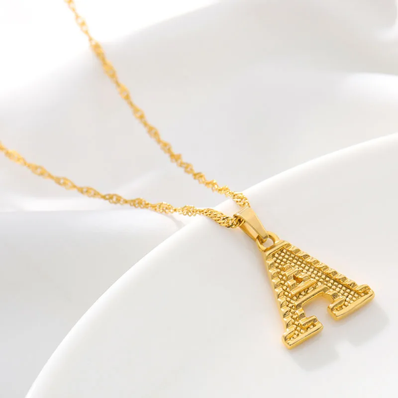 Jialin Jewelry Stainless Steel Alphabet 