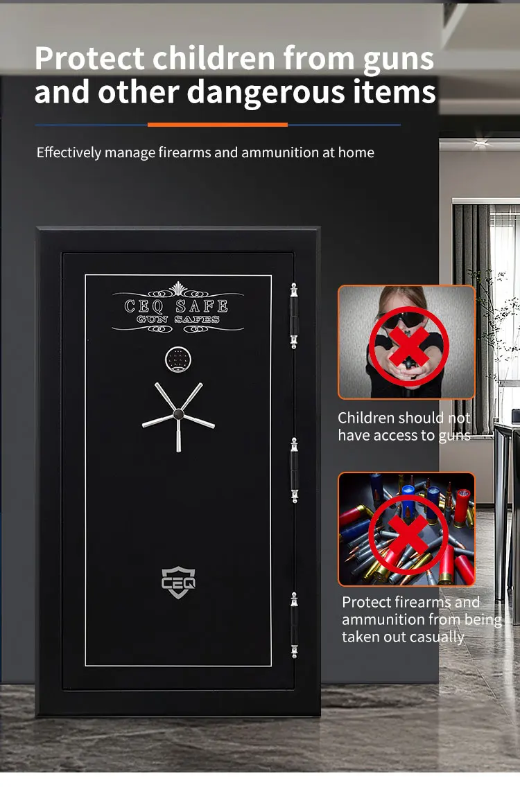 CEQSAFE American High Security Box Office Home Cheap Fireproof Safe Cabinet manufacture